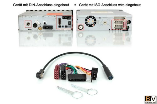 Radio adapterkabel set din auf - radio,