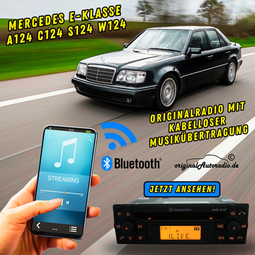 Original mercedes w124 radio - original,